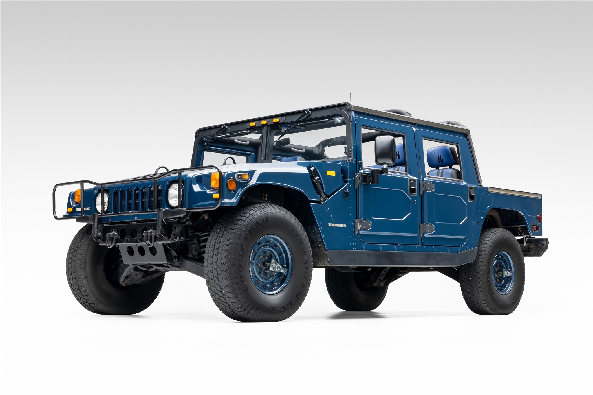 28k-Mile 1995 AM General Hummer H1 Four-Door Soft-Top Pickup for