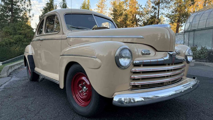 350-Powered 1946 Ford Super Deluxe Coupe