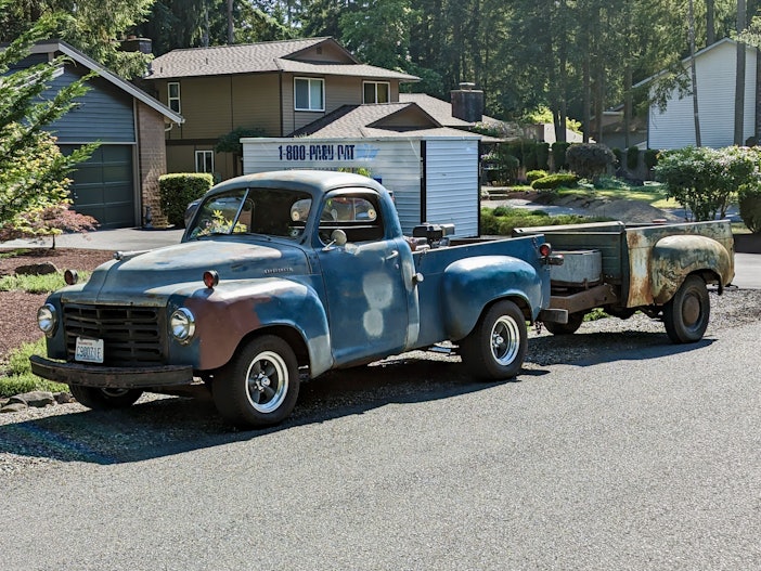 1953 Studebaker 2R10 ¾-Ton Pickup with Trailer and Go-Kart