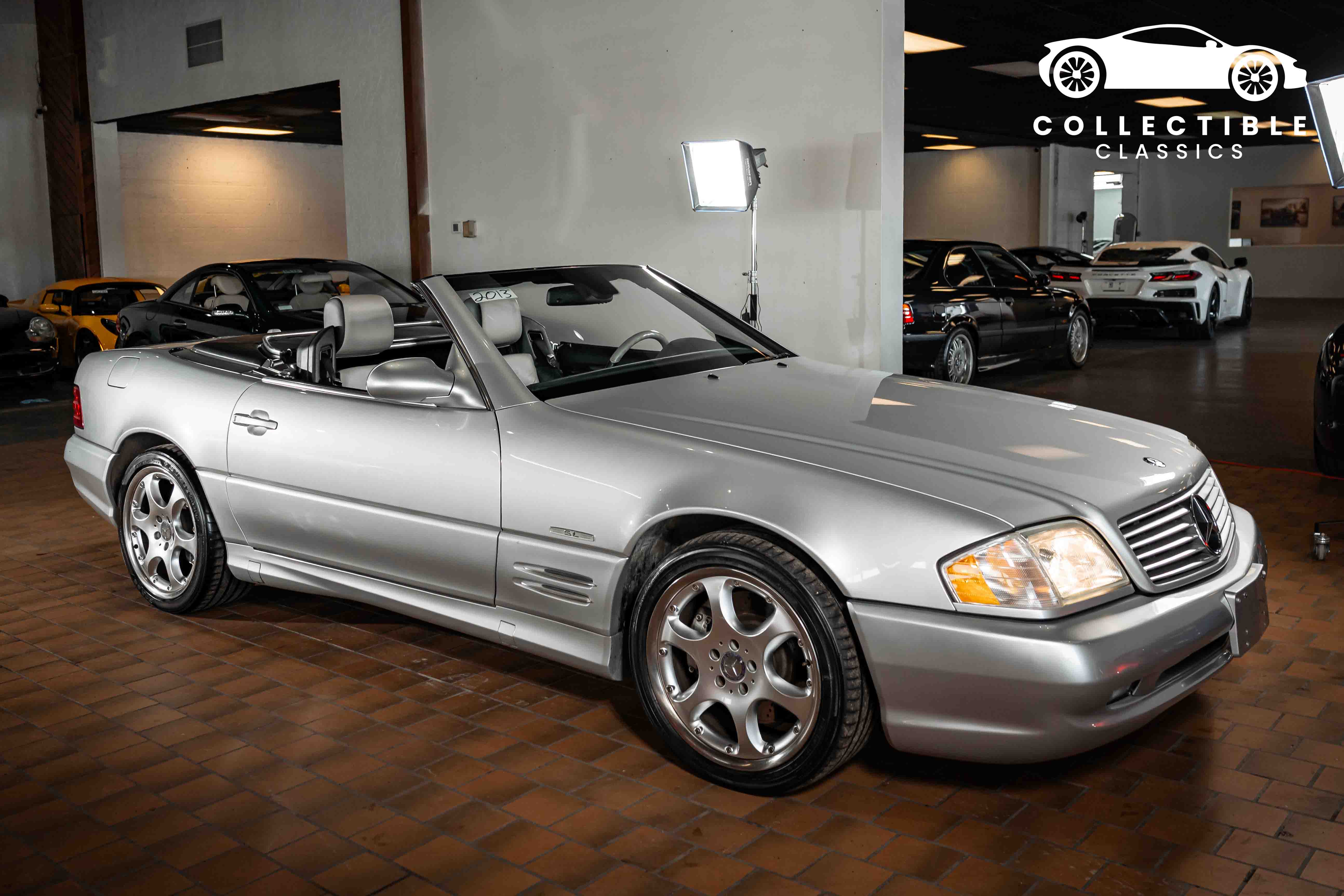 45k-Mile 2002 Mercedes-Benz SL500 Silver Arrow