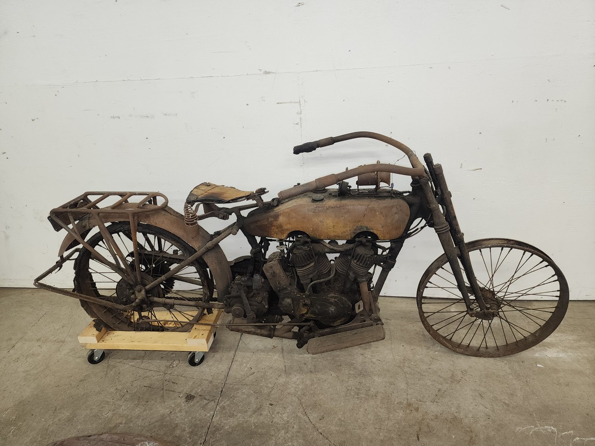 One-Family-Owned 1917 Harley-Davidson Model F with Harley-Davidson Sidecar Project