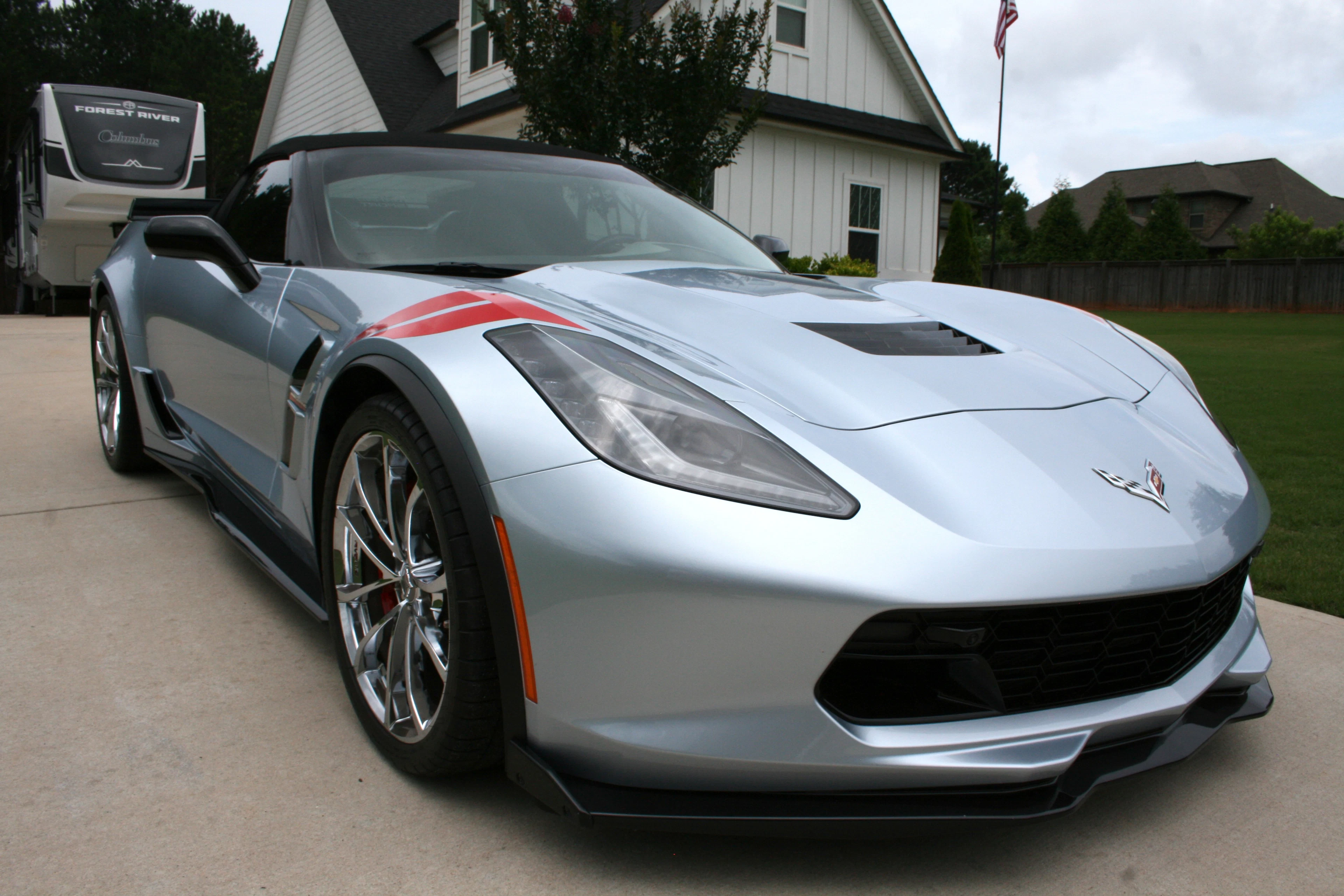 16k-Mile 2017 Chevrolet Corvette Grand Sport 3LT Convertible