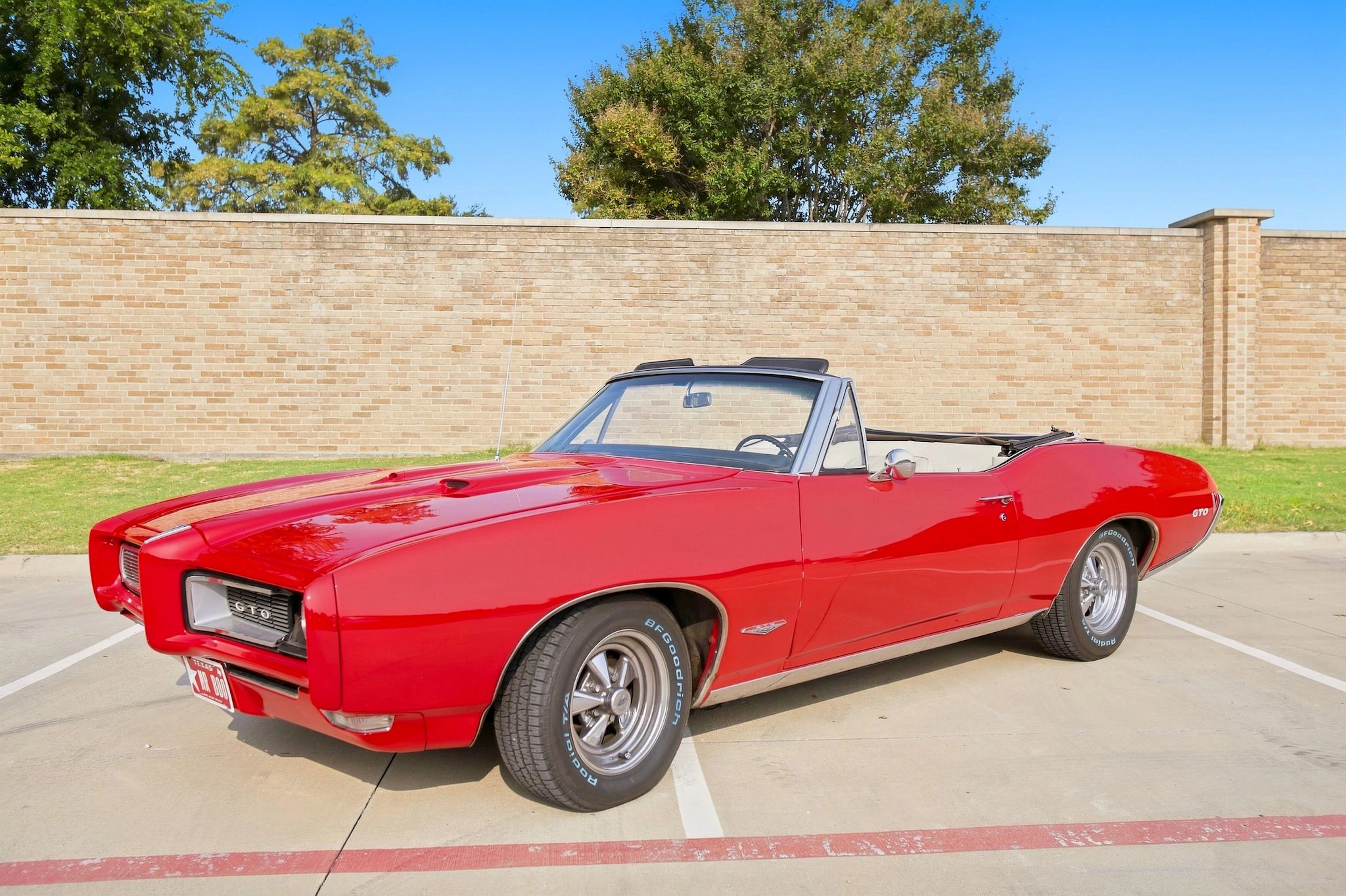 Fuel-Injected 1968 Pontiac GTO Convertible