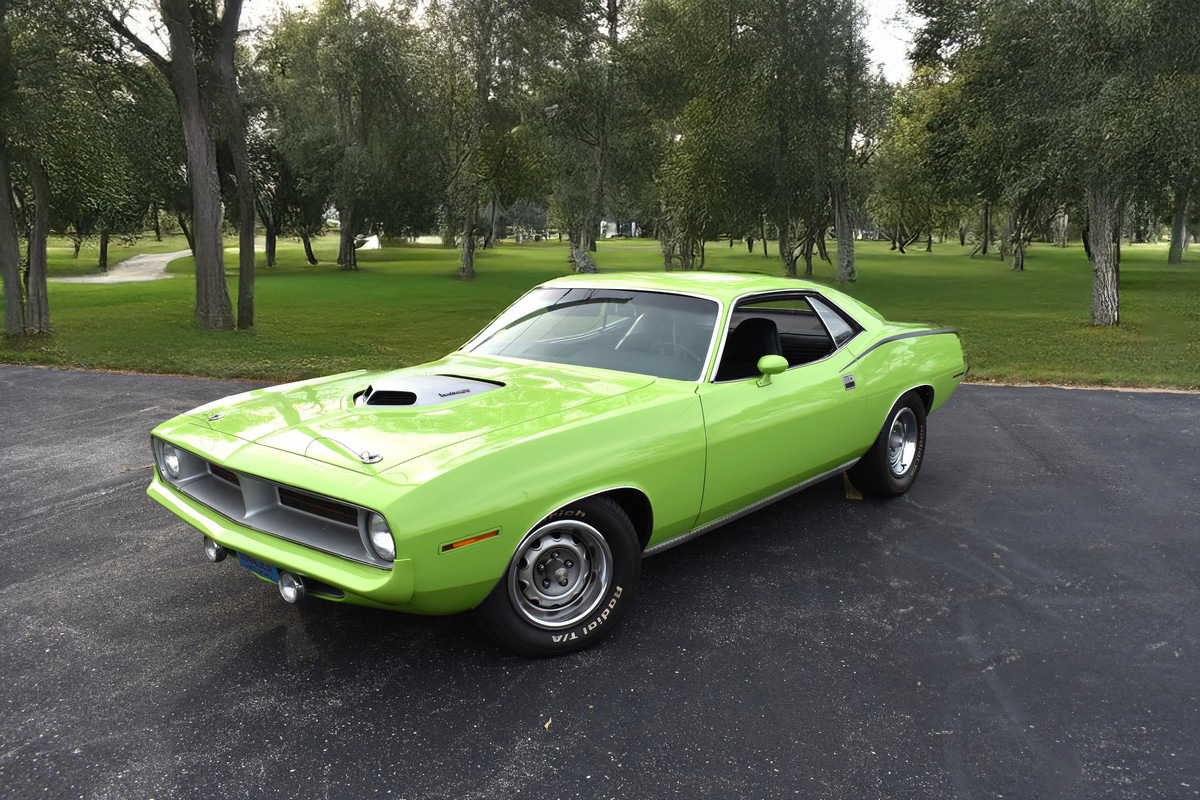 1970 Plymouth Hemicuda, Franklin Mint, Diecast, 1/24th Scale