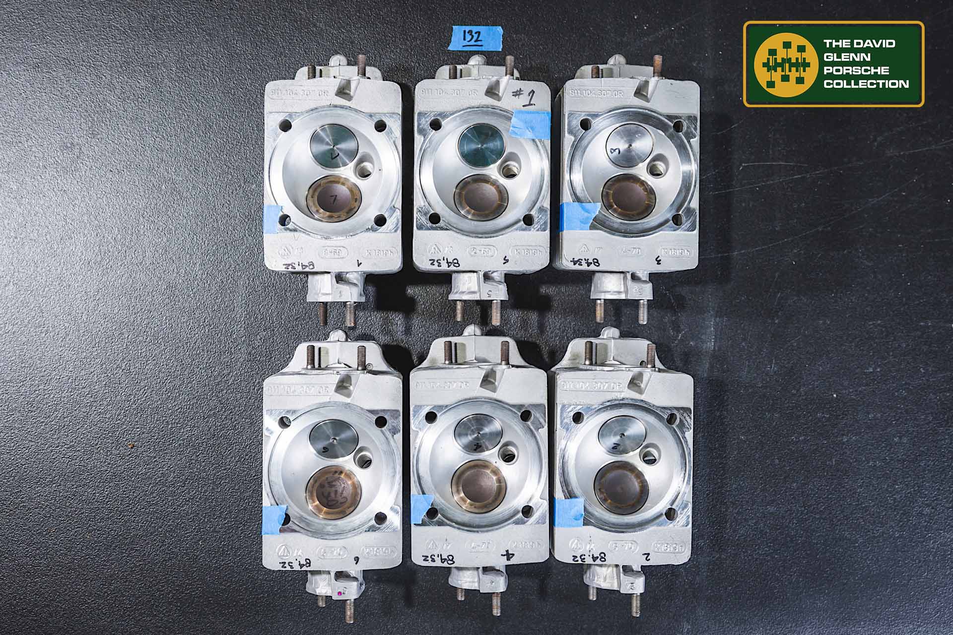 Porsche Single Plug Heads and Misc. Heads (Lot 64)