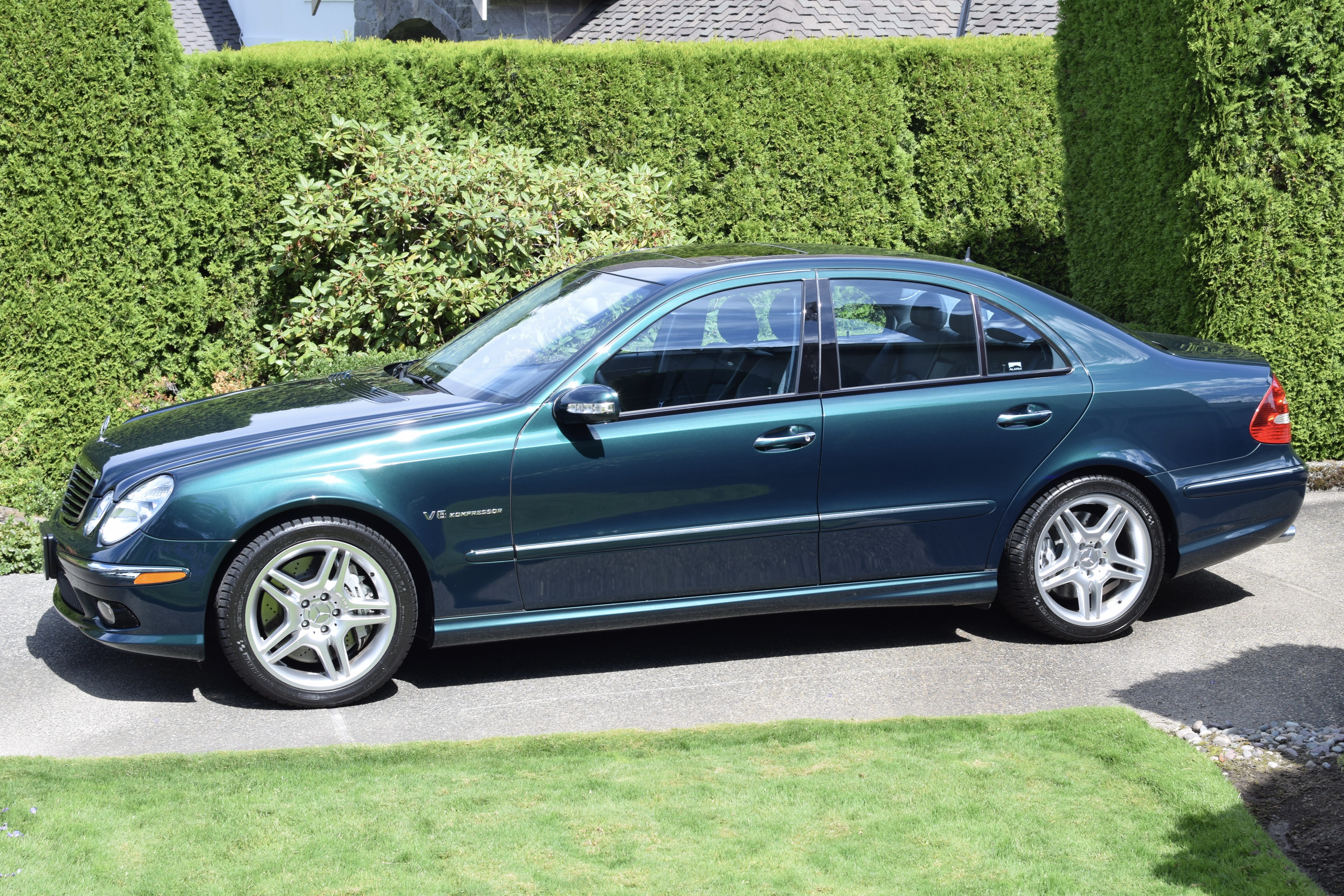 One-Owner, 12k-Mile, Everest Green 2005 Mercedes-Benz E55 AMG Sedan