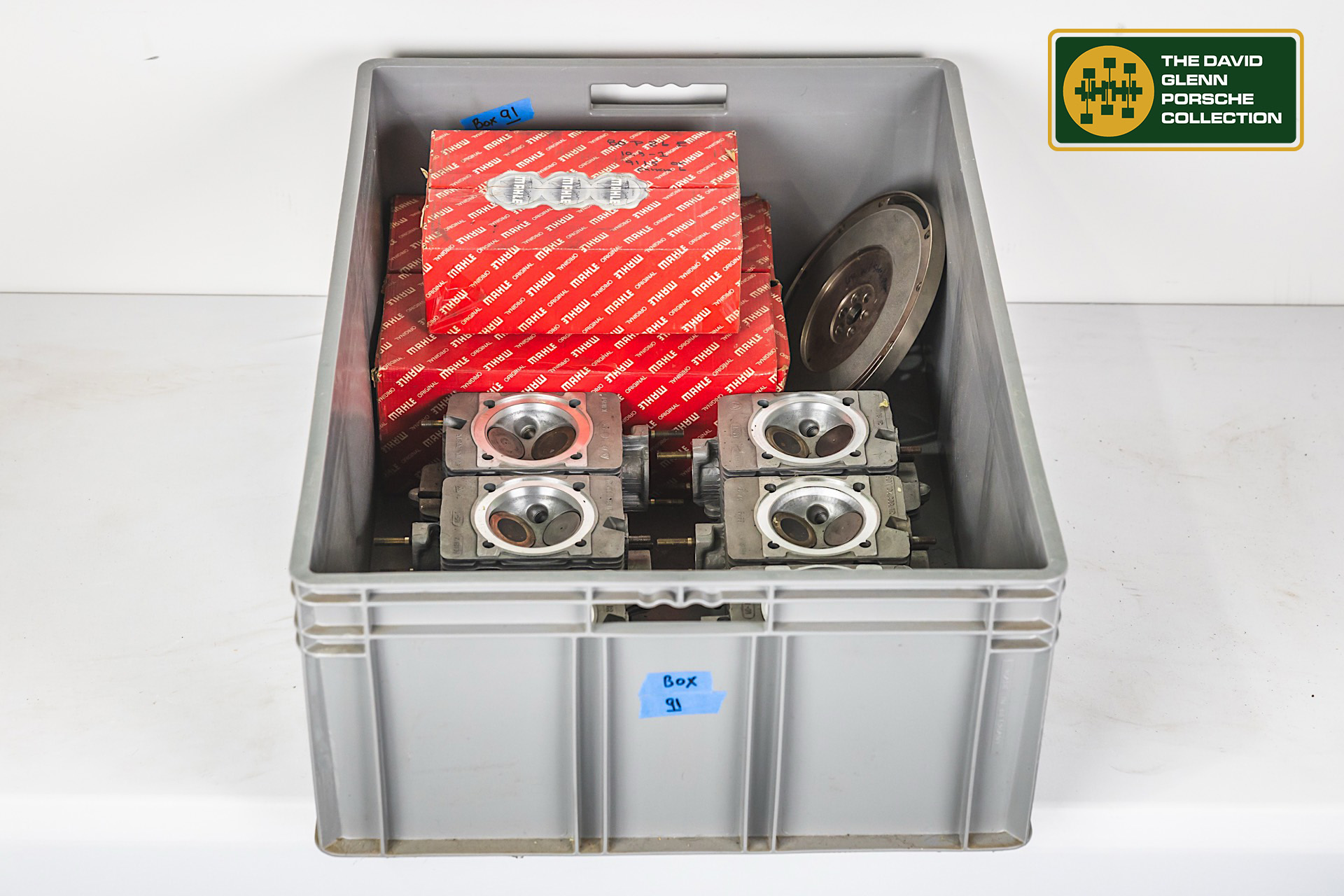 Porsche Twin Plug Heads and Misc. Porsche Engine Parts (Lot 24)