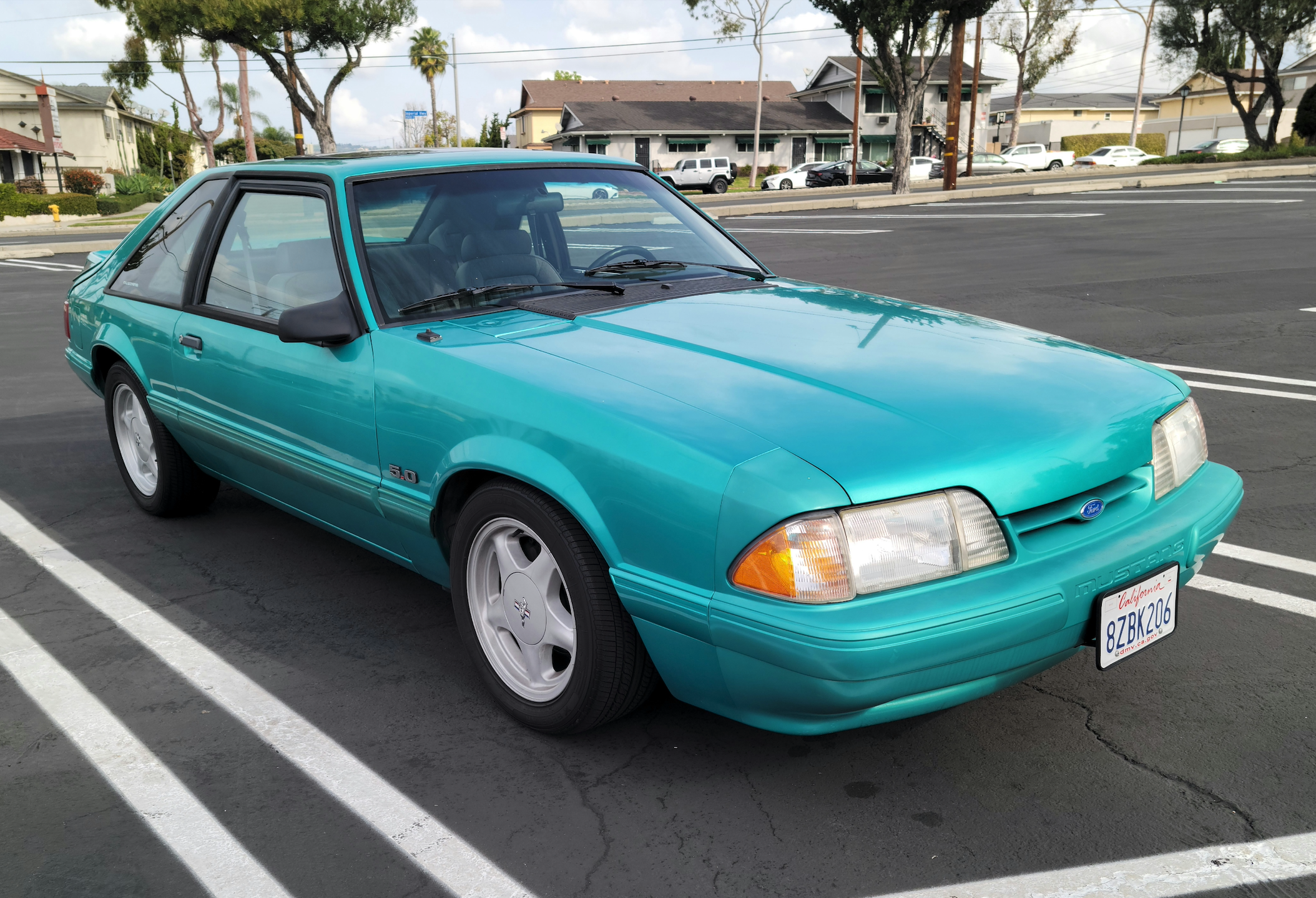 38k-Mile 1993 Ford Mustang LX 5.0 Hatchback