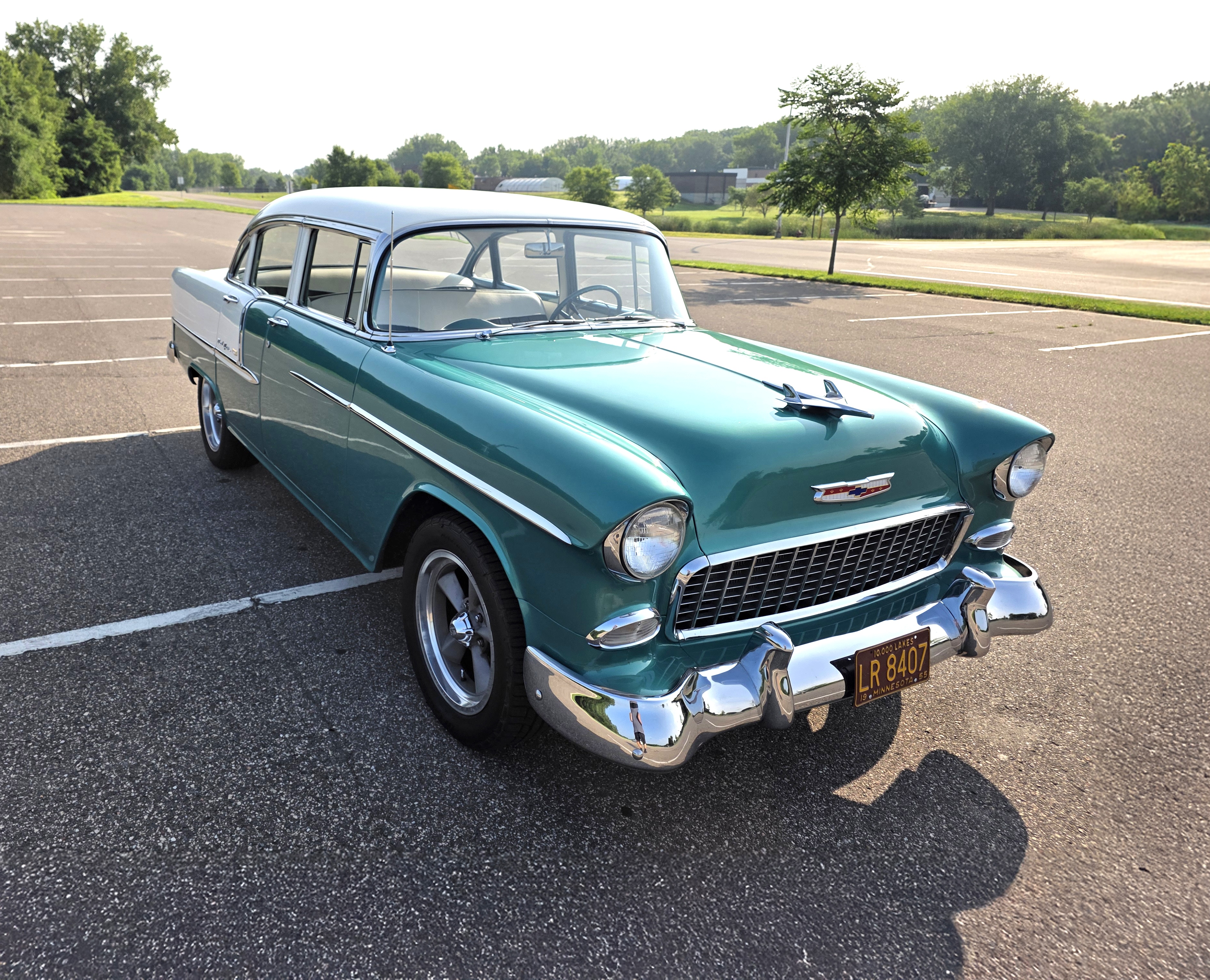 Fuel-Injected 350-Powered 1955 Chevrolet Bel Air Sedan Restomod