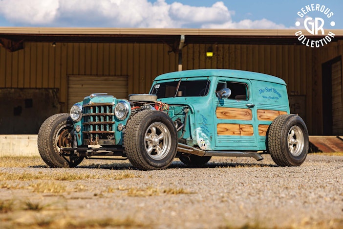 1955 Willys 2-Door Utility Wagon Rat Rod