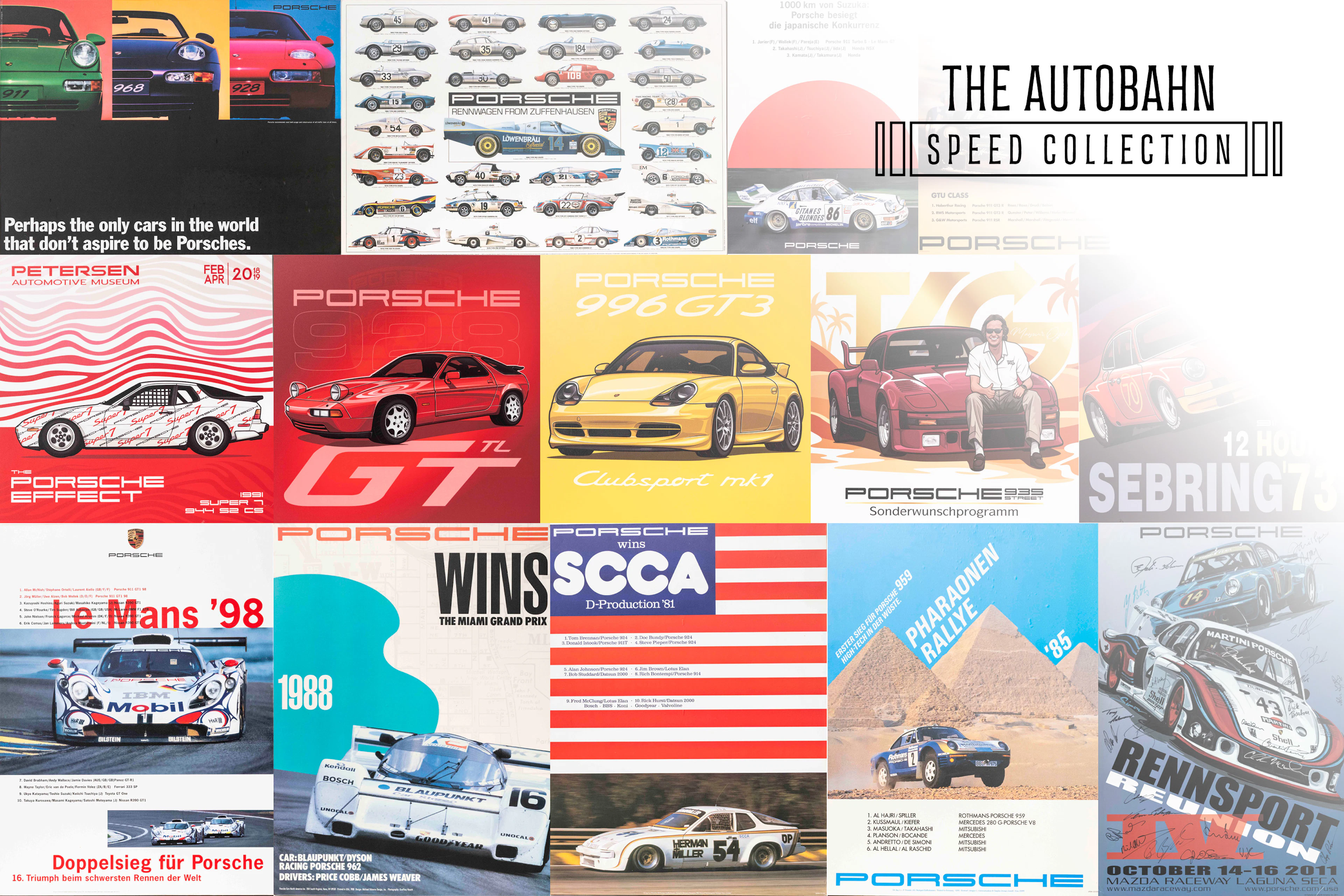 Porsche Poster Art (Lot 18)