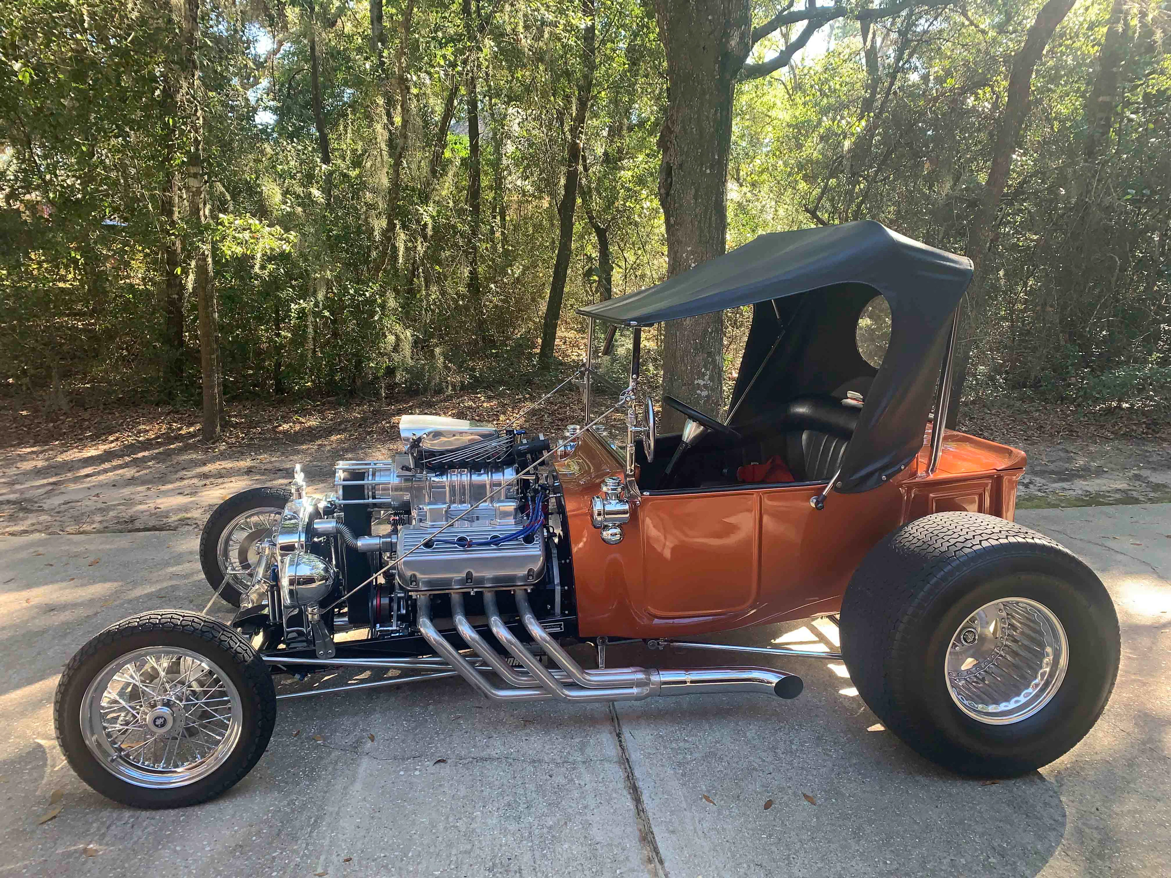 Supercharged Ford T-bucket Replica