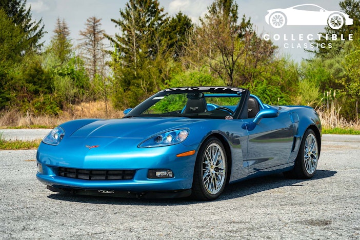 4,200-Mile Supercharged 2009 Chevrolet Corvette Convertible 3LT