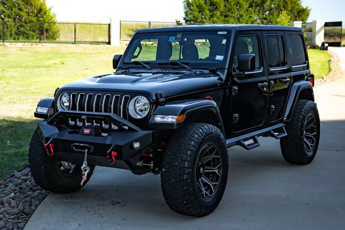 7k-Mile 2022 Jeep Wrangler Unlimited Sahara Black Widow Edition