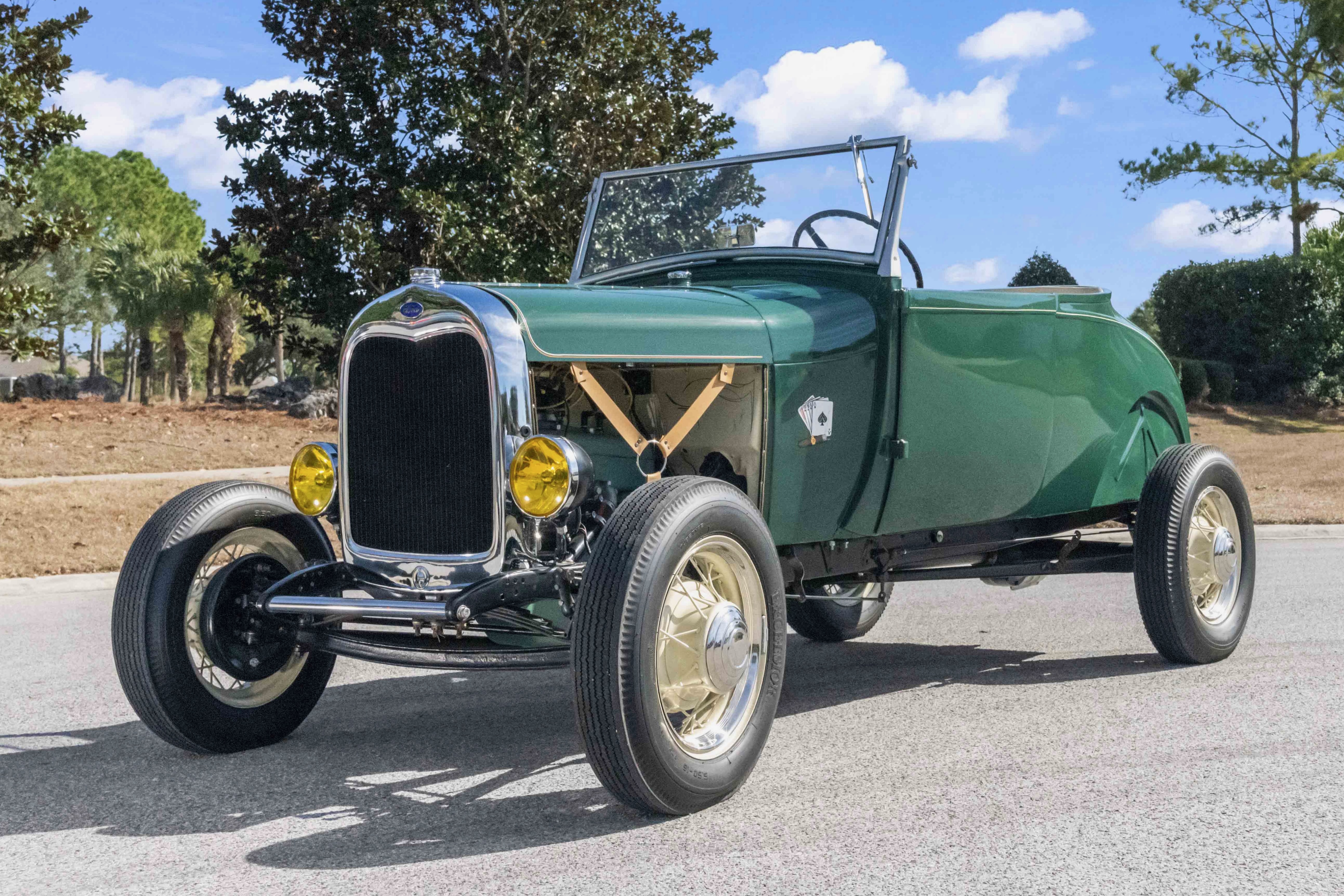 1929 Ford Model A Roadster Hot Rod 3-Speed