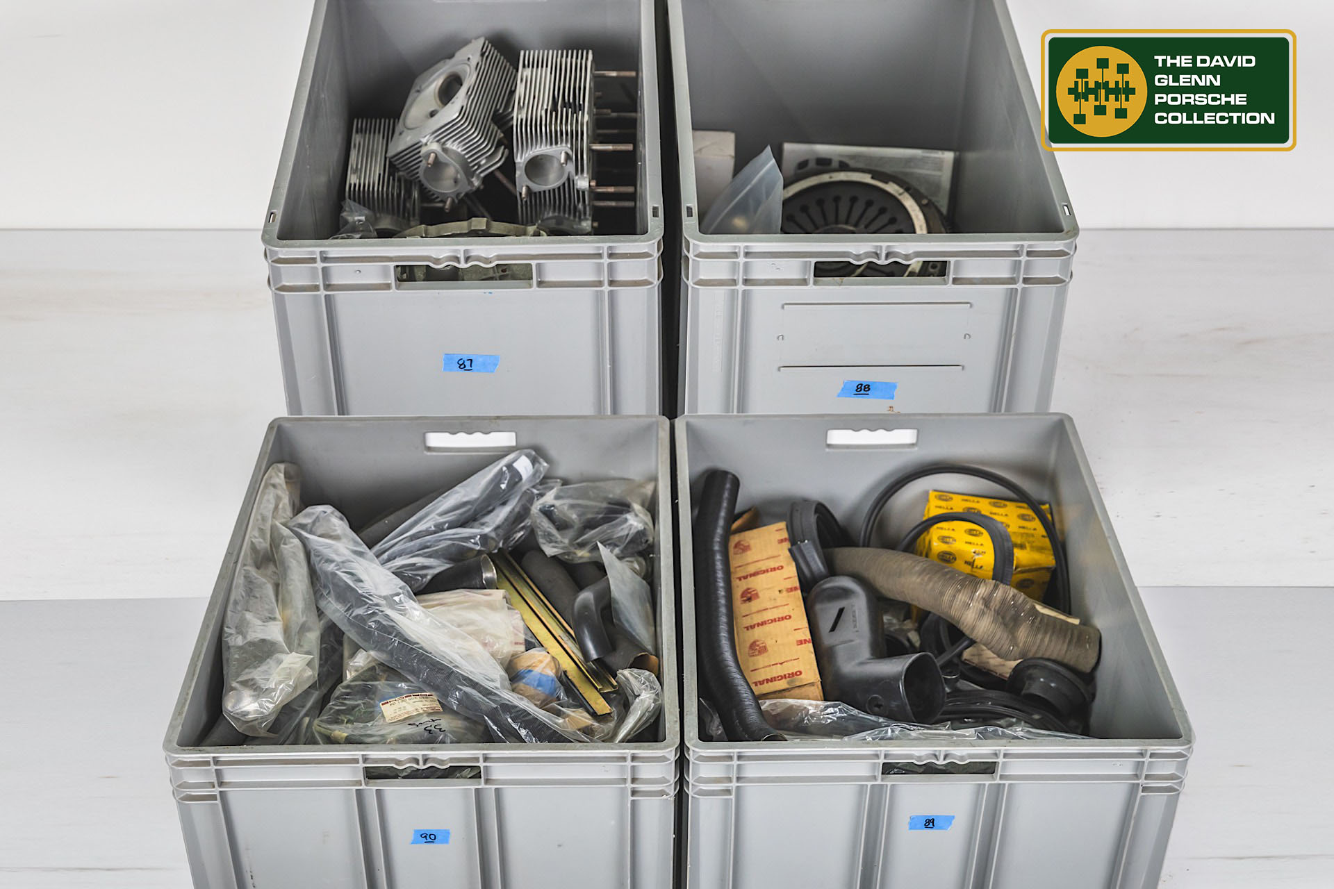 Porsche Twin Plug Heads and Misc. Porsche Parts (Lot 23)