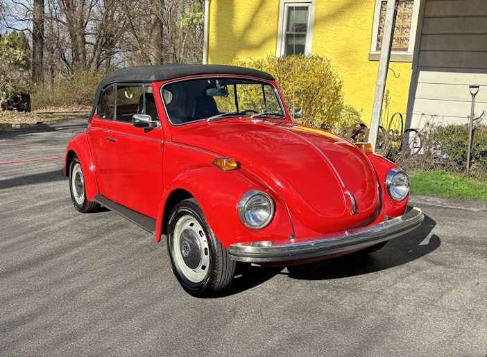 Two-Owner 1971 Volkswagen Super Beetle Convertible
