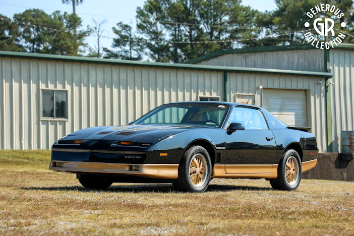 19k-Mile 1986 Pontiac Firebird Trans Am WS6