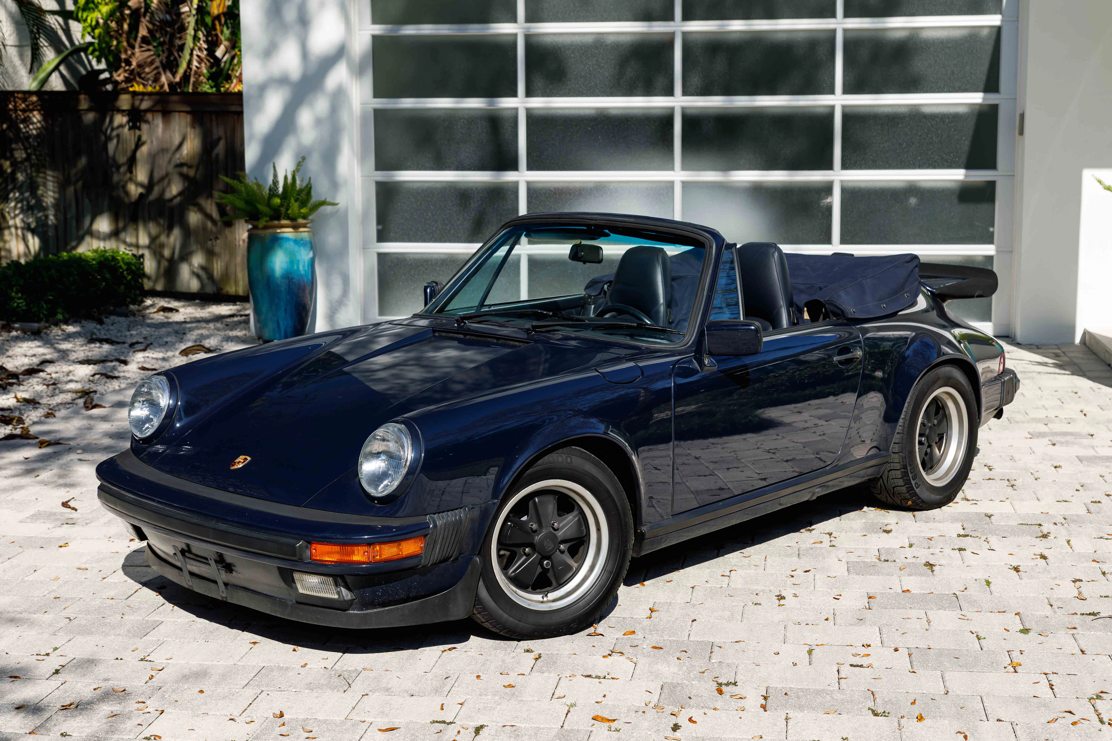 One-Owner 45k-Mile 1987 Porsche 911 Carrera Cabriolet G50
