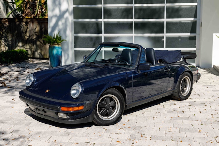 One-Owner 45k-Mile 1987 Porsche 911 Carrera Cabriolet G50