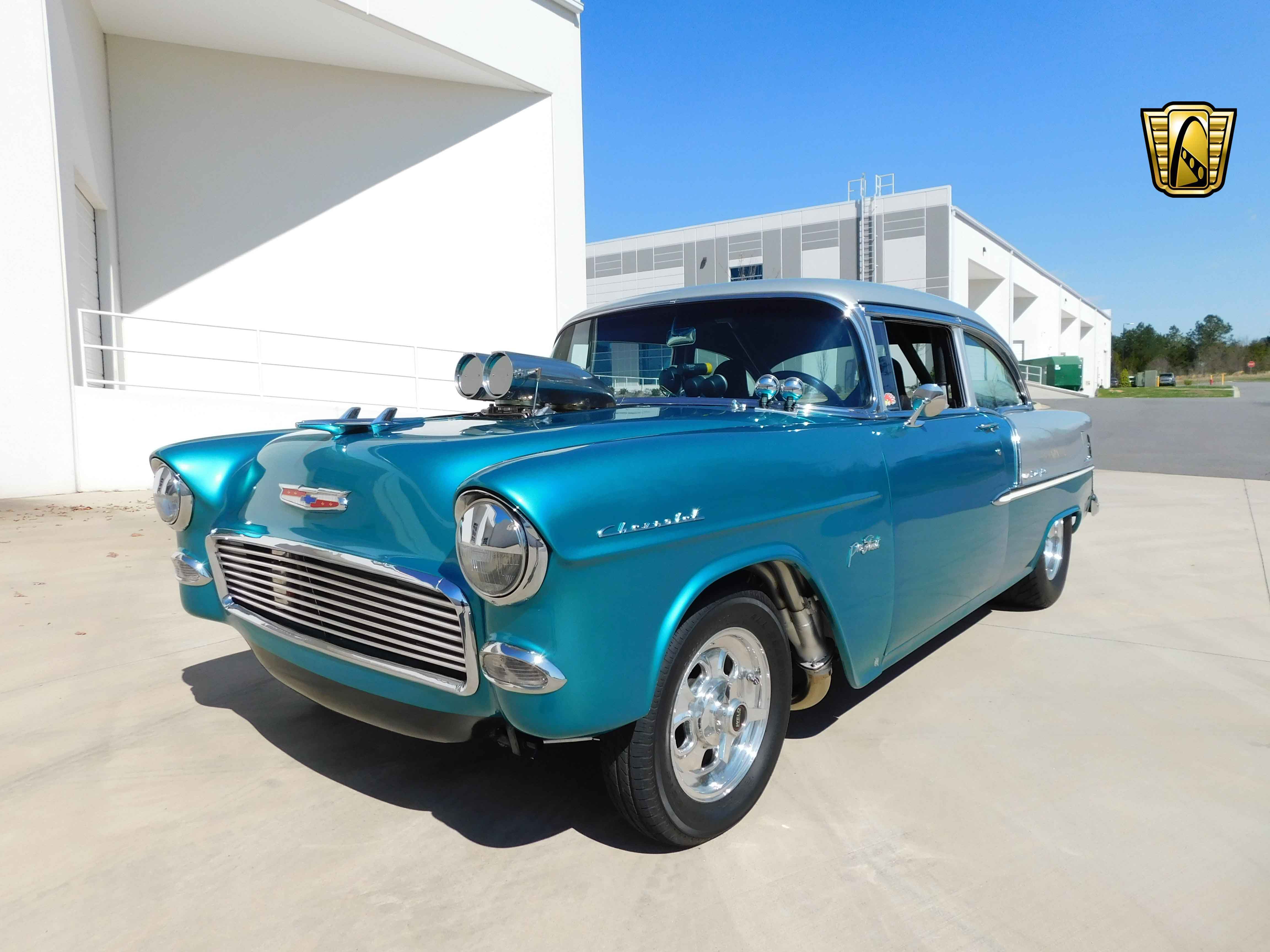 Pro Street-Style Supercharged 383-Powered 1955 Chevrolet 2-Door Sedan