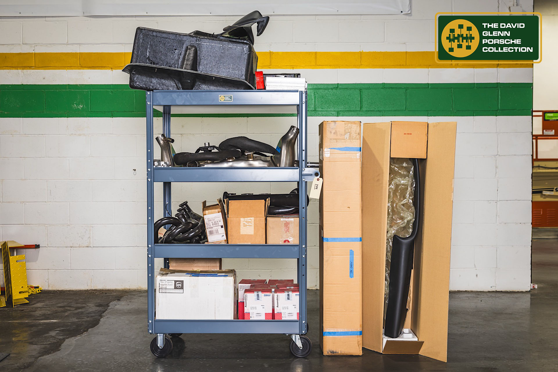 Porsche Rare and Important Parts including SSI Stainless Steel Heat Exchangers, BOSCH VS20, and ANDIAL Boost Gauge (Lot 60)