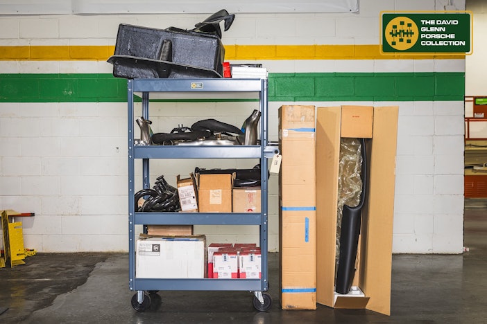 Porsche Rare and Important Parts including SSI Stainless Steel Heat Exchangers, BOSCH VS20, and ANDIAL Boost Gauge (Lot 60)