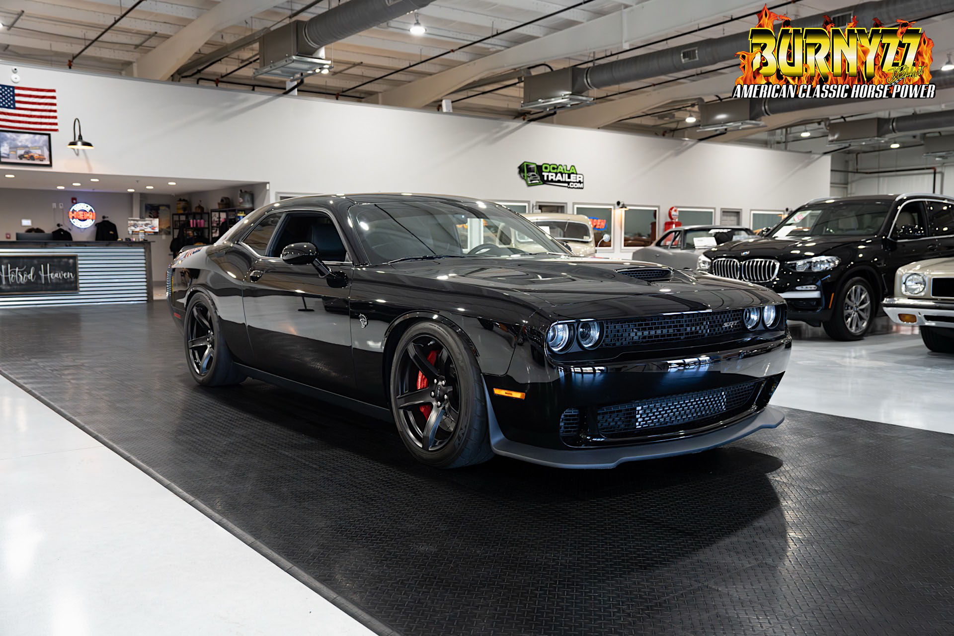 729-Mile Modified 2017 Dodge Challenger SRT Hellcat BMF1000 6-Speed