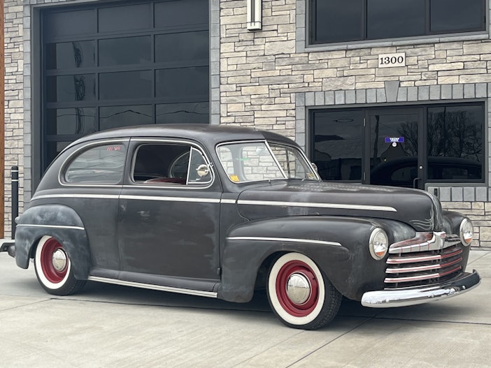 Modified 1946 Ford DeLuxe Tudor Sedan