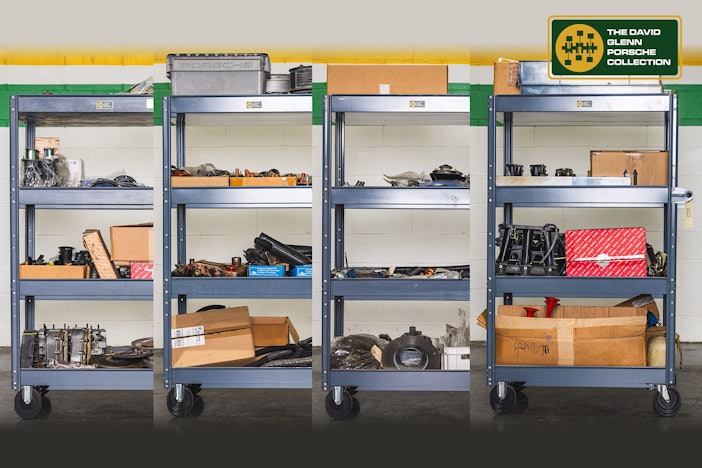 Porsche Engine, Clutch, and Suspension Parts (Lot 59)