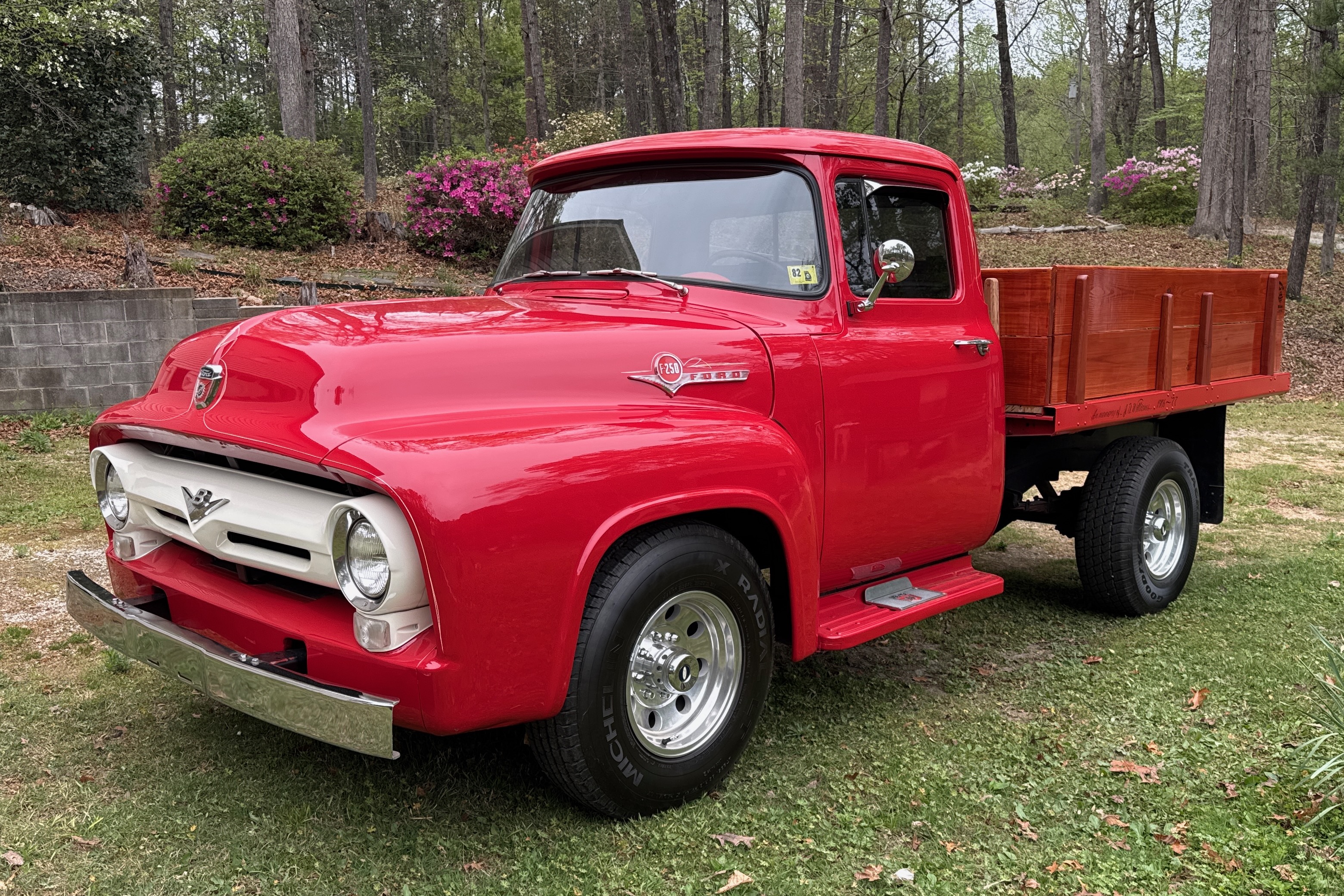 One-Family-Owned 1956 Ford F-250 Stake-Bed Truck 3-Speed
