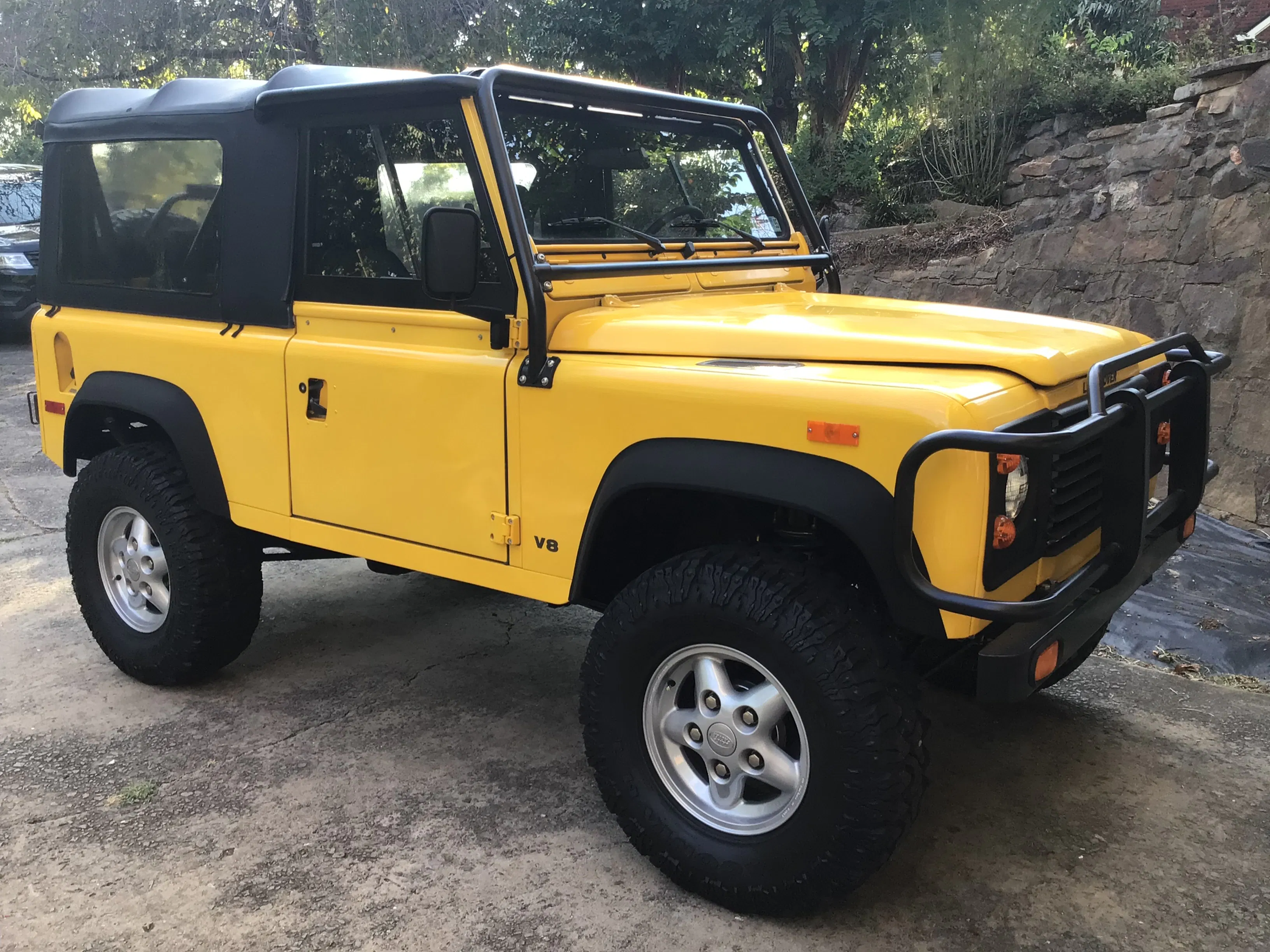 51k-Mile 1994 Land Rover Defender 90 NAS 5-Speed