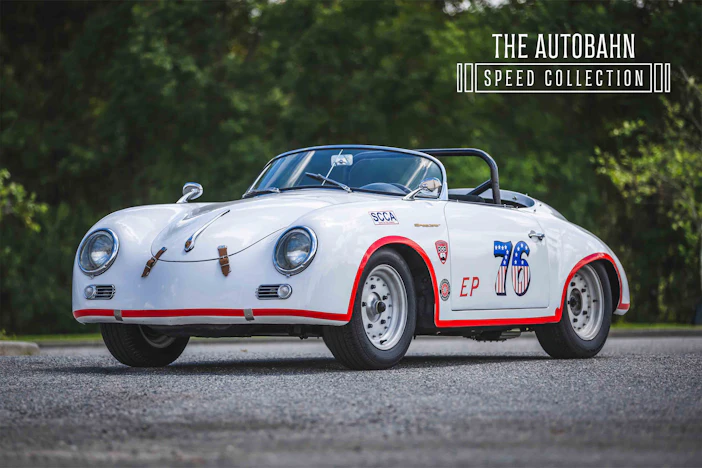 26-Years-Owned 1958 Porsche 356A 1600 Speedster Race Car (Lot 13a)