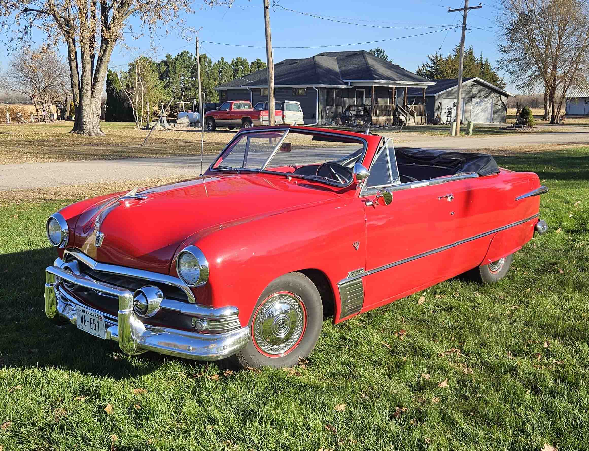 1951 Ford Custom Deluxe Convertible V8 3-Speed