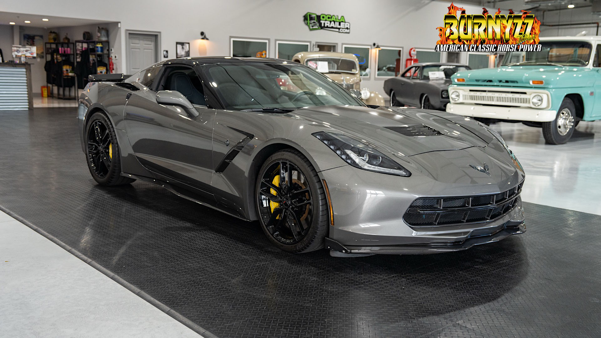 7k-Mile Supercharged 2015 Chevrolet Corvette Stingray Coupe 3LT