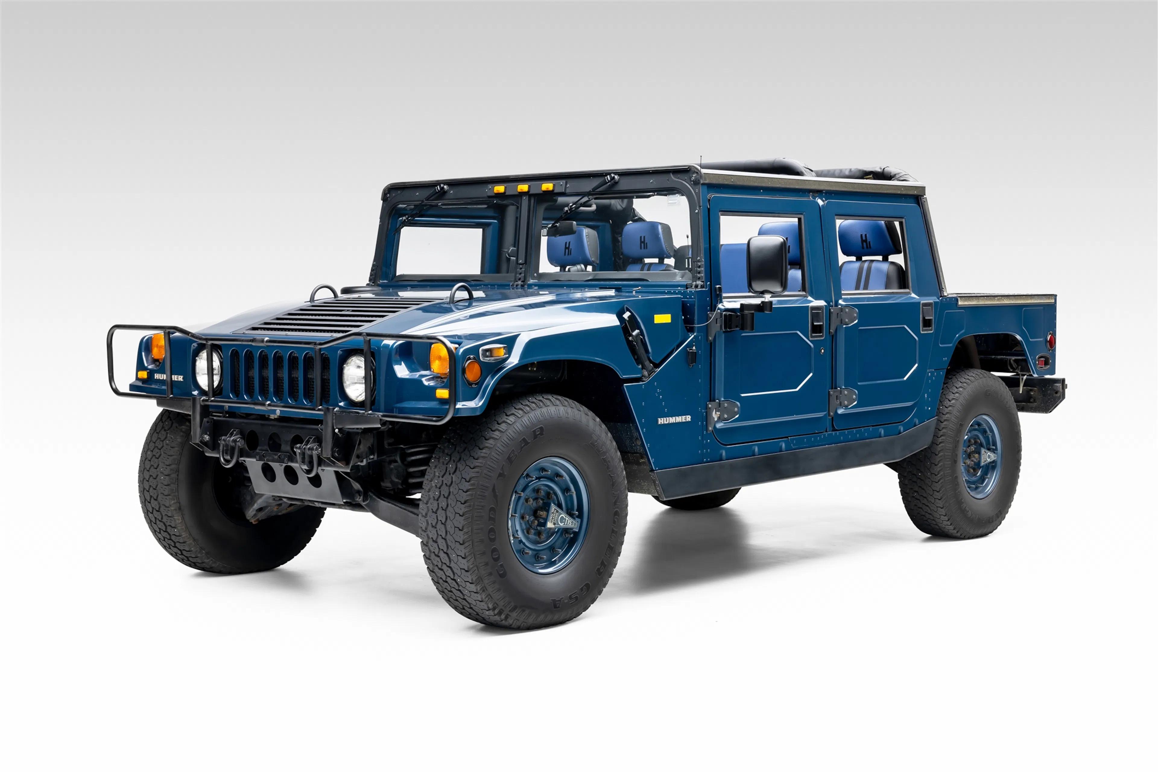 28k-Mile 1995 AM General Hummer H1 Four-Door Soft-Top Pickup