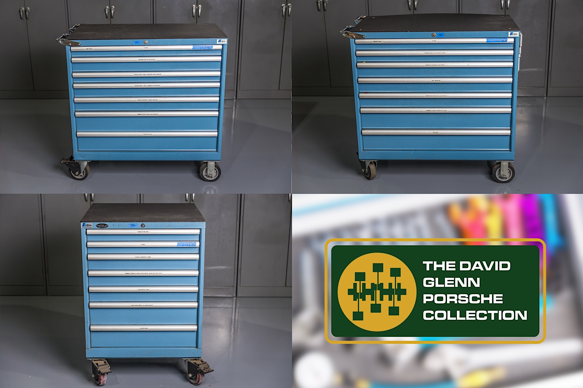 Lista 7-Drawer Cabinets (3) and Tools (Lot 5)