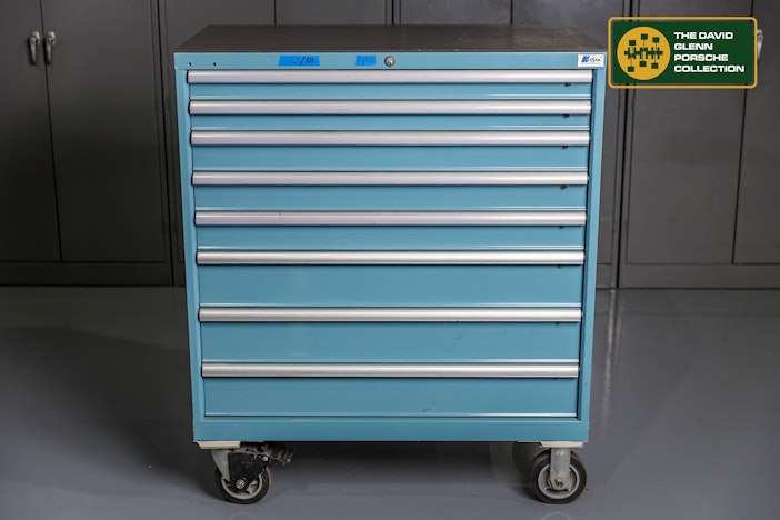 Lista 8-Drawer Cabinet (1) with Hardware and Porsche Tool Kits (Lot 7)