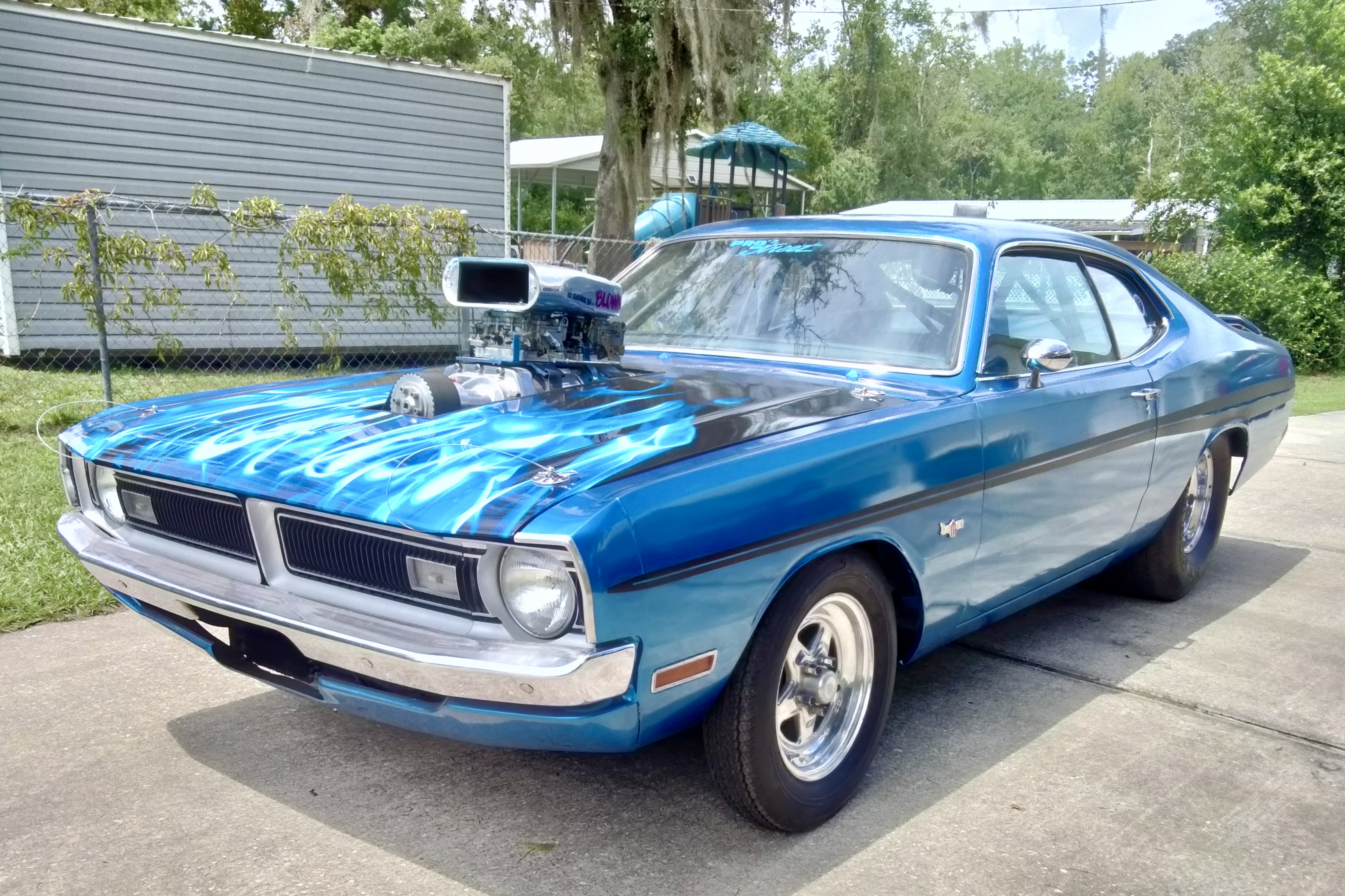 Supercharged 440-Powered 1971 Dodge Demon Drag Car