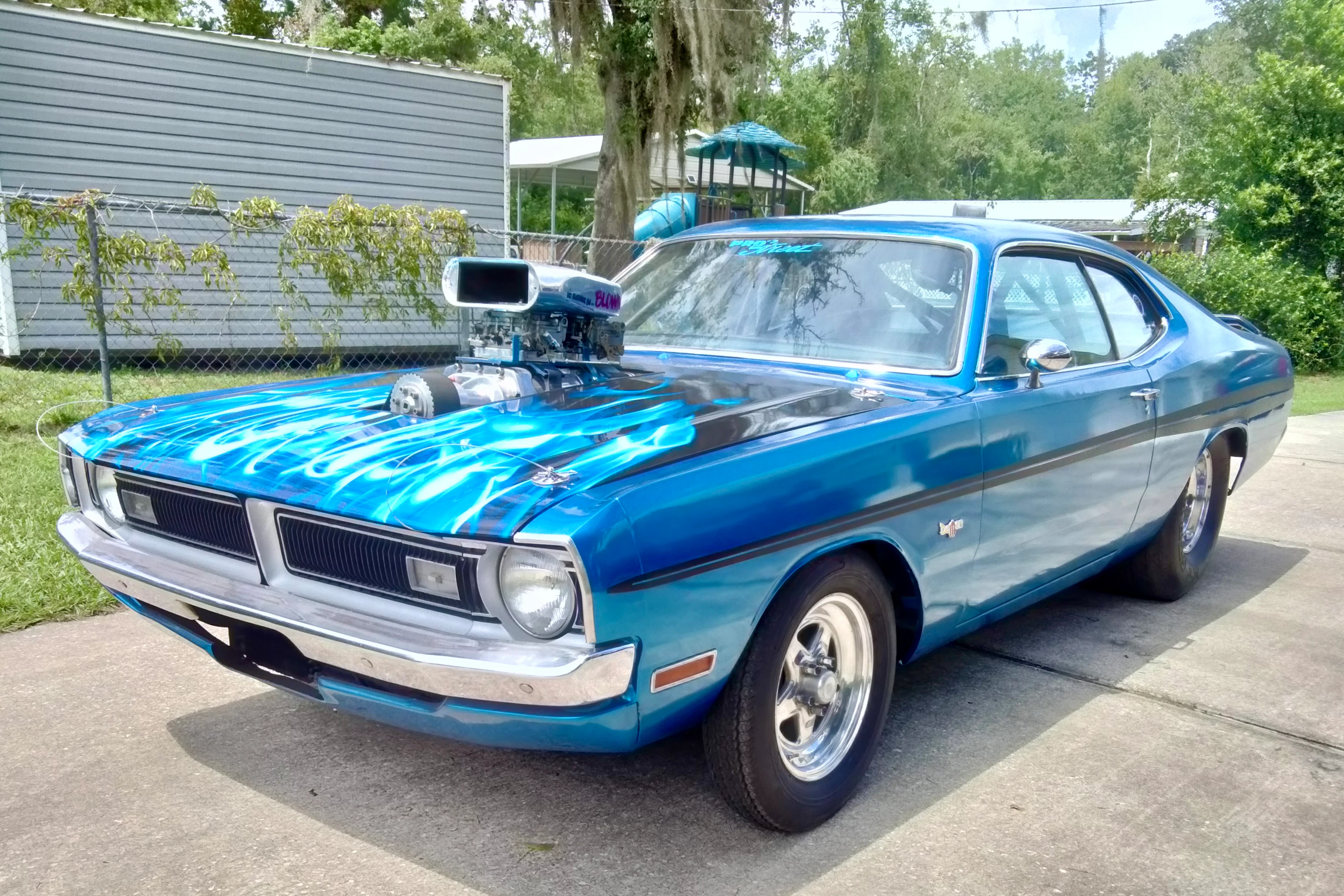 Supercharged 440-Powered 1971 Dodge Demon Drag Car