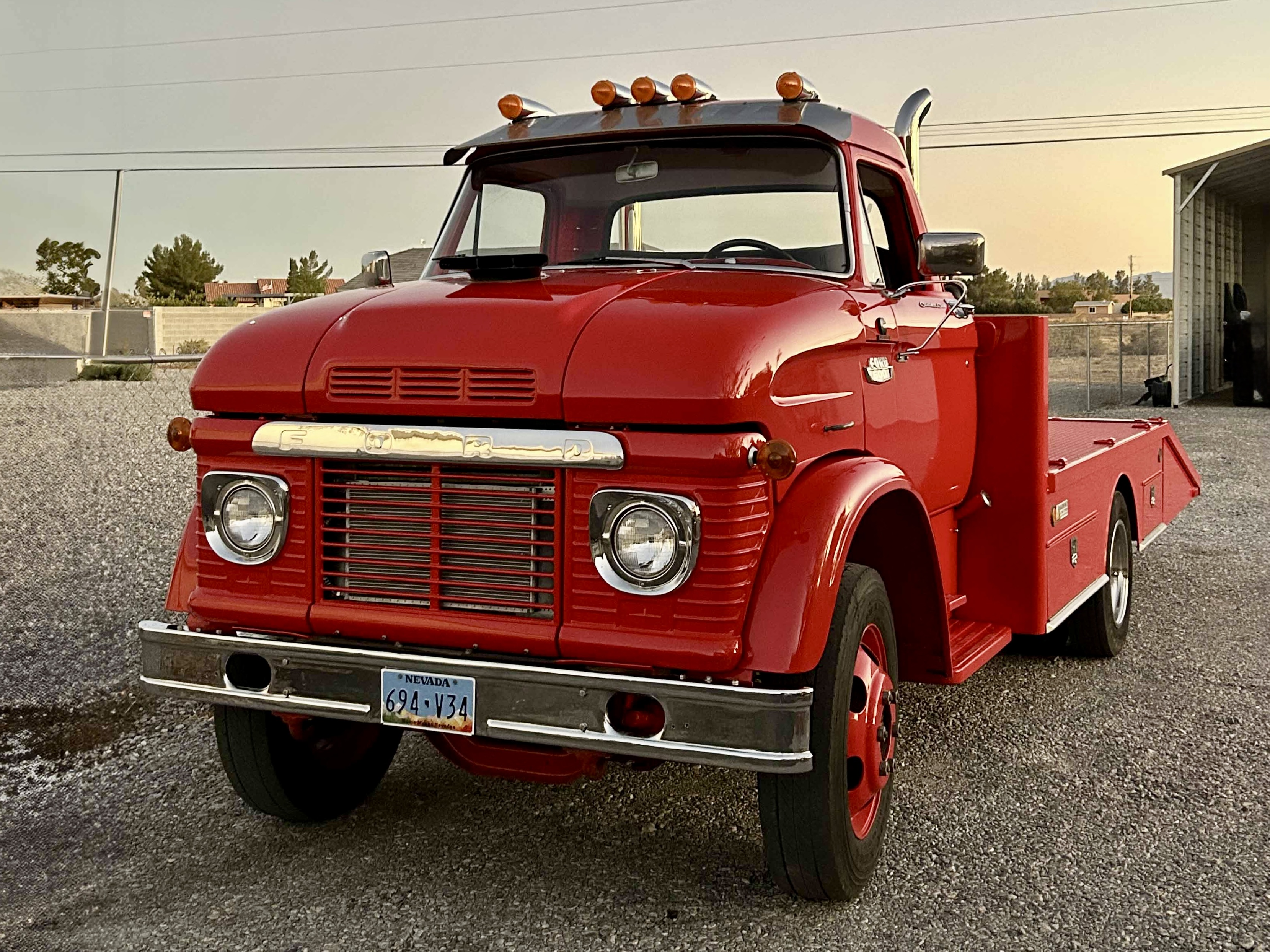 5.9L Cummins-Powered 1966 Ford N600 Car Hauler
