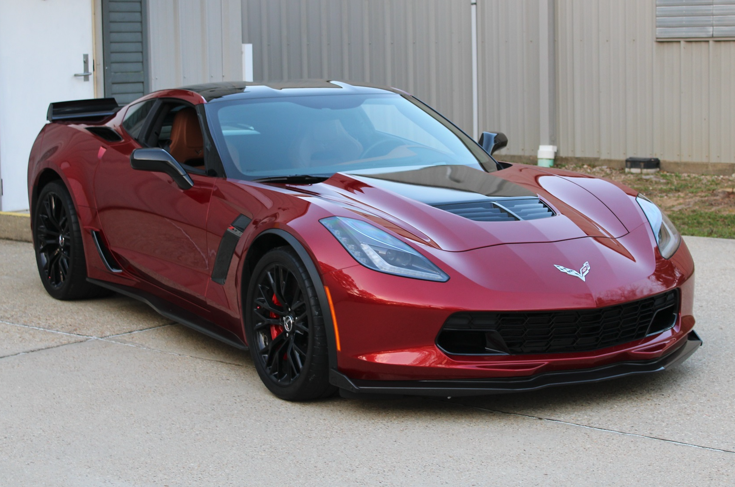 Ex-Mario Andretti 8k-Mile 2015 Chevrolet Corvette Z06 Coupe 3LZ Z07