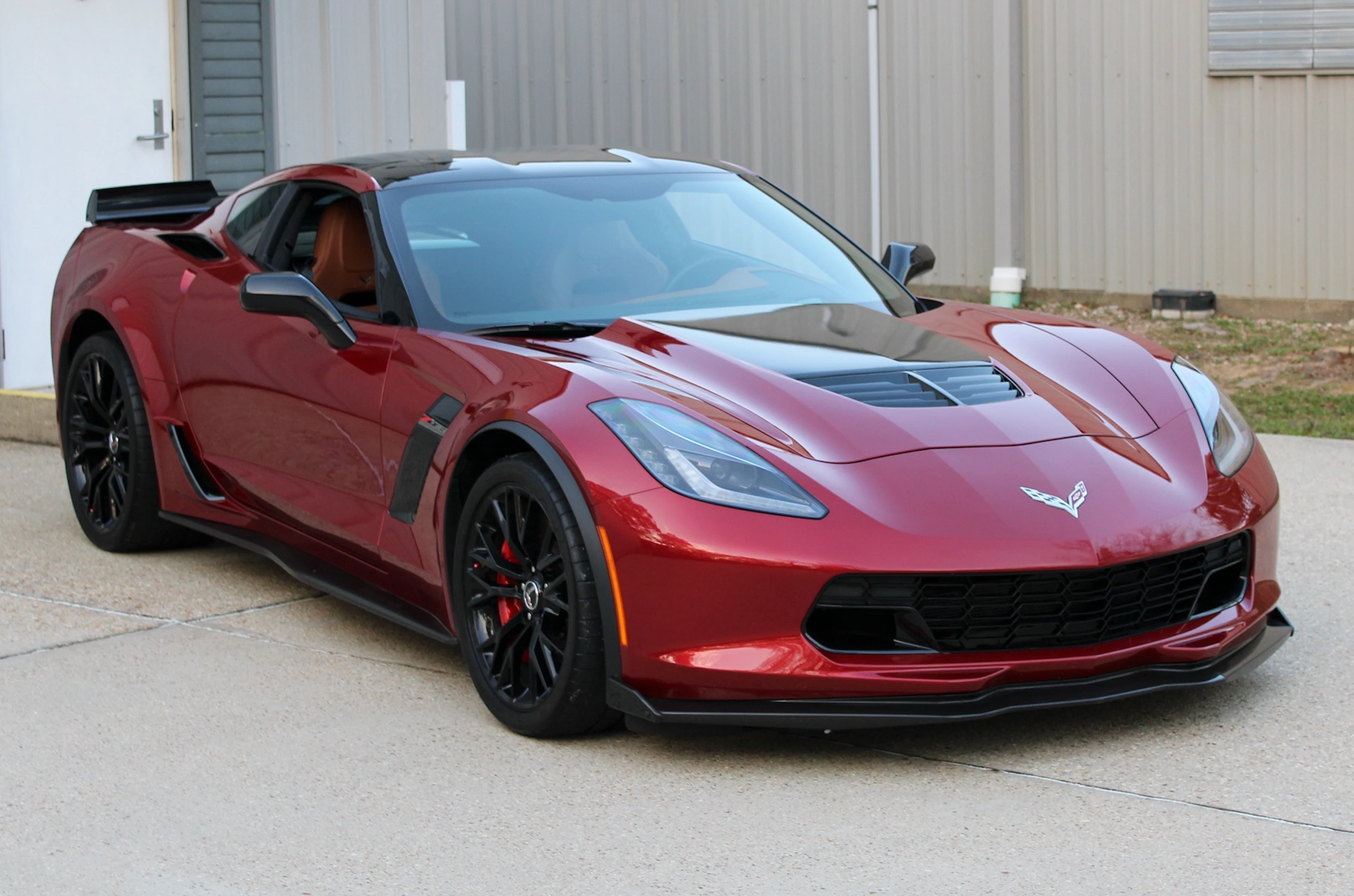 Ex-Mario Andretti 8k-Mile 2015 Chevrolet Corvette Z06 Coupe 3LZ Z07