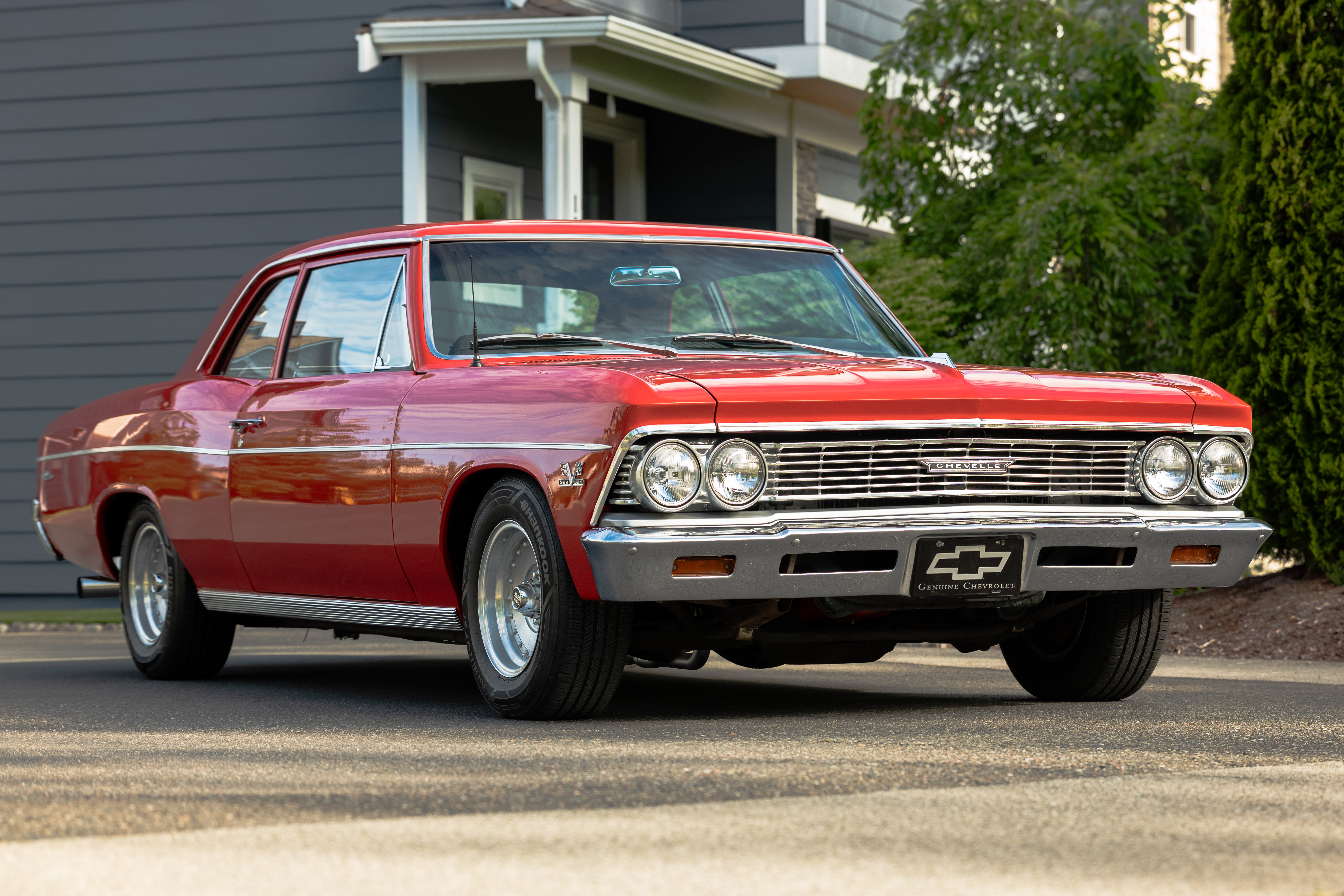 396-Powered 1966 Chevrolet 300 Deluxe 2-Door Sedan 4-Speed