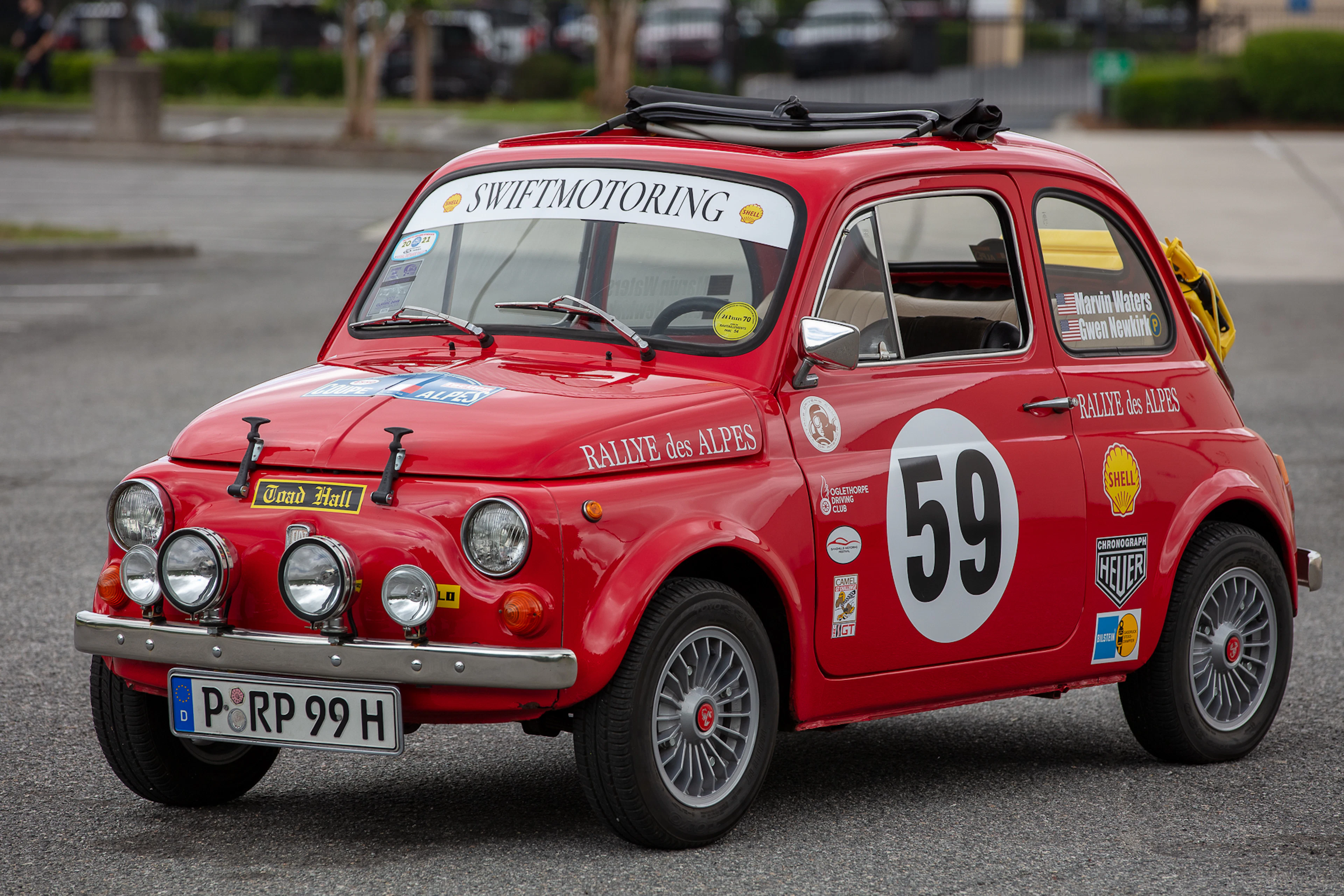 Rally-Style 1973 Fiat 500R